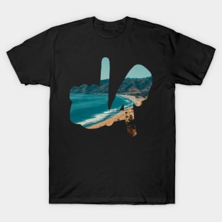 LA Hands, Beach v2 T-Shirt
